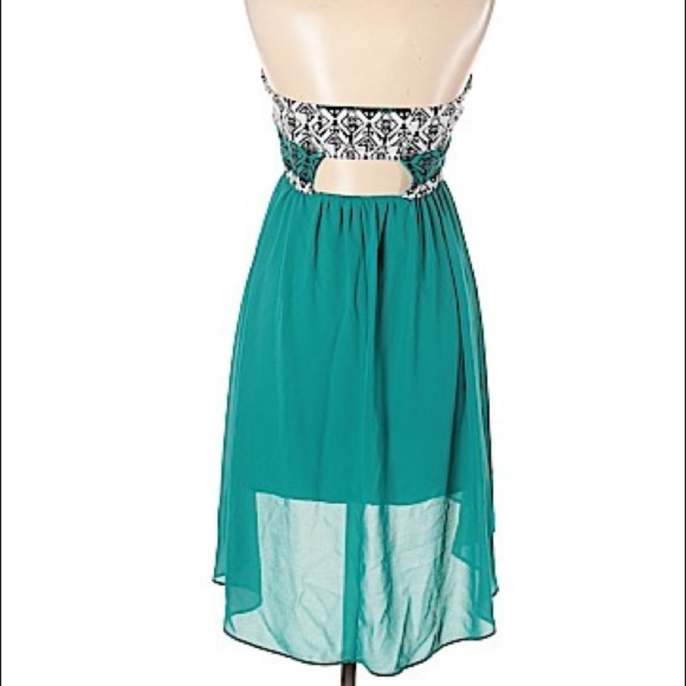MyMichelle High-Low Aztec Dress - Picture 2 of 7